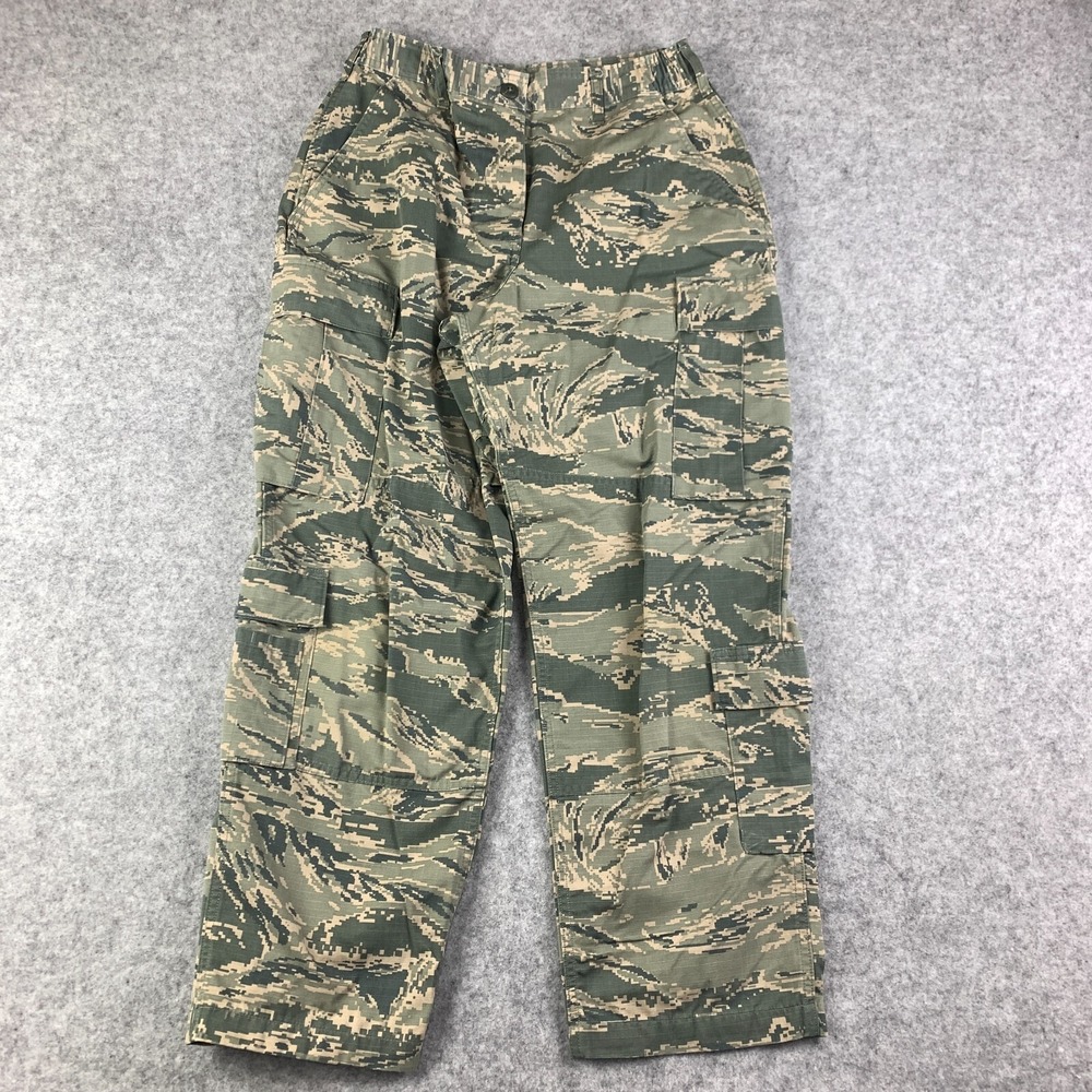 US Military Pants Womens 12 Short Utility Air Force Digital Camo Cargo Fit 28x28
